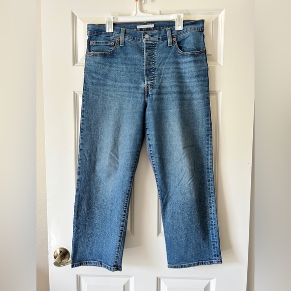 New! Levi’s Ribcage Ankle 32 - Picture 5 of 9